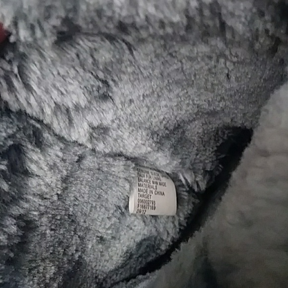 Turquoise boots with fur & button - Picture 5 of 5